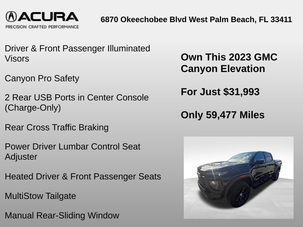 Used 2023 GMC Canyon Elevation w/ Convenience Package AWD/4WD image 36