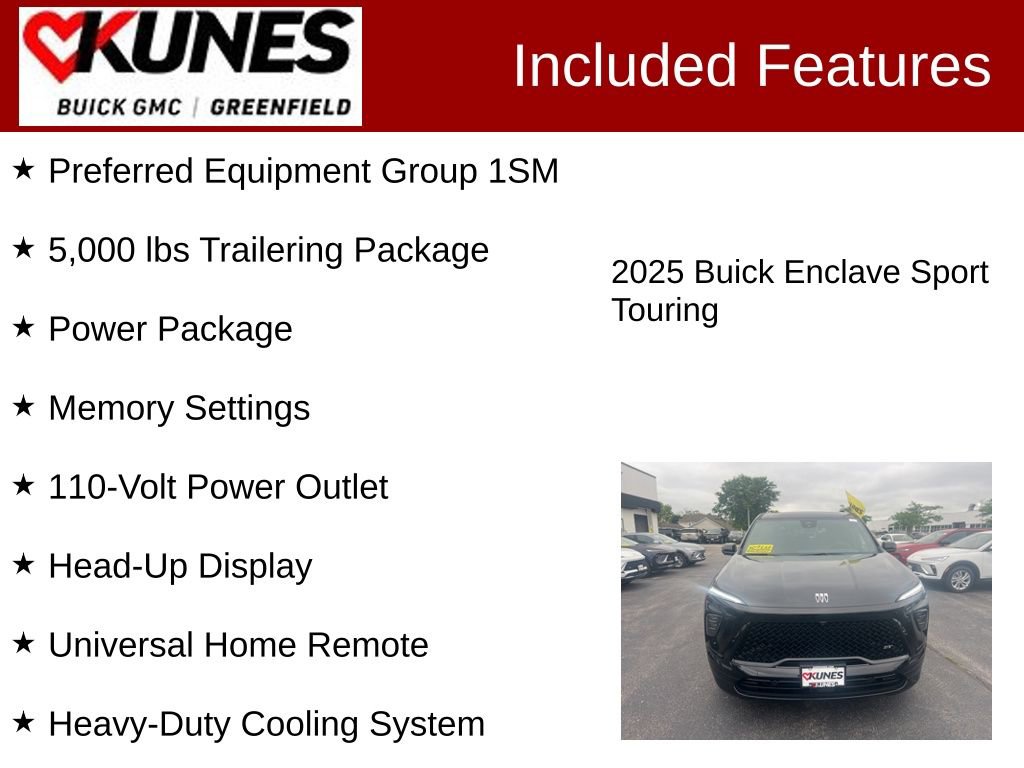 New 2025 Buick Enclave Sport Touring w/ Power Package image 3