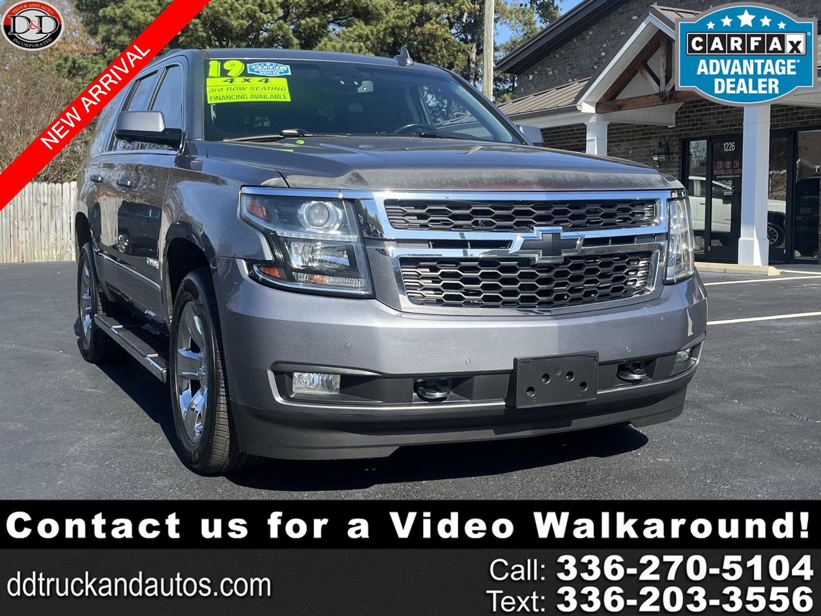 Used 2019 Chevrolet Tahoe LT w/ LT Signature Package