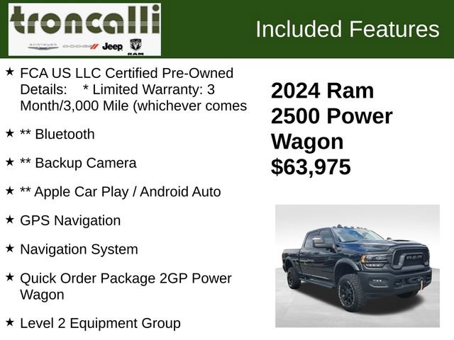 Certified 2024 RAM 2500 Power Wagon w/ Level 2 Equipment Group image 5