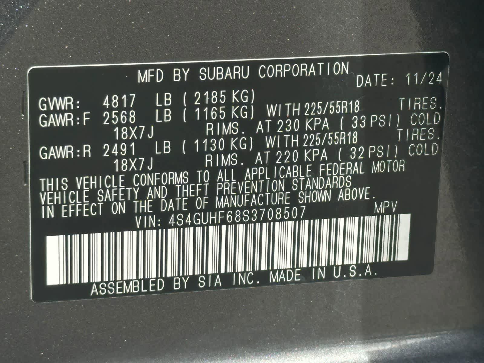 Certified 2025 Subaru Crosstrek 2.5i Sport w/ Crosstrek Mirror Package AWD/4WD image 33