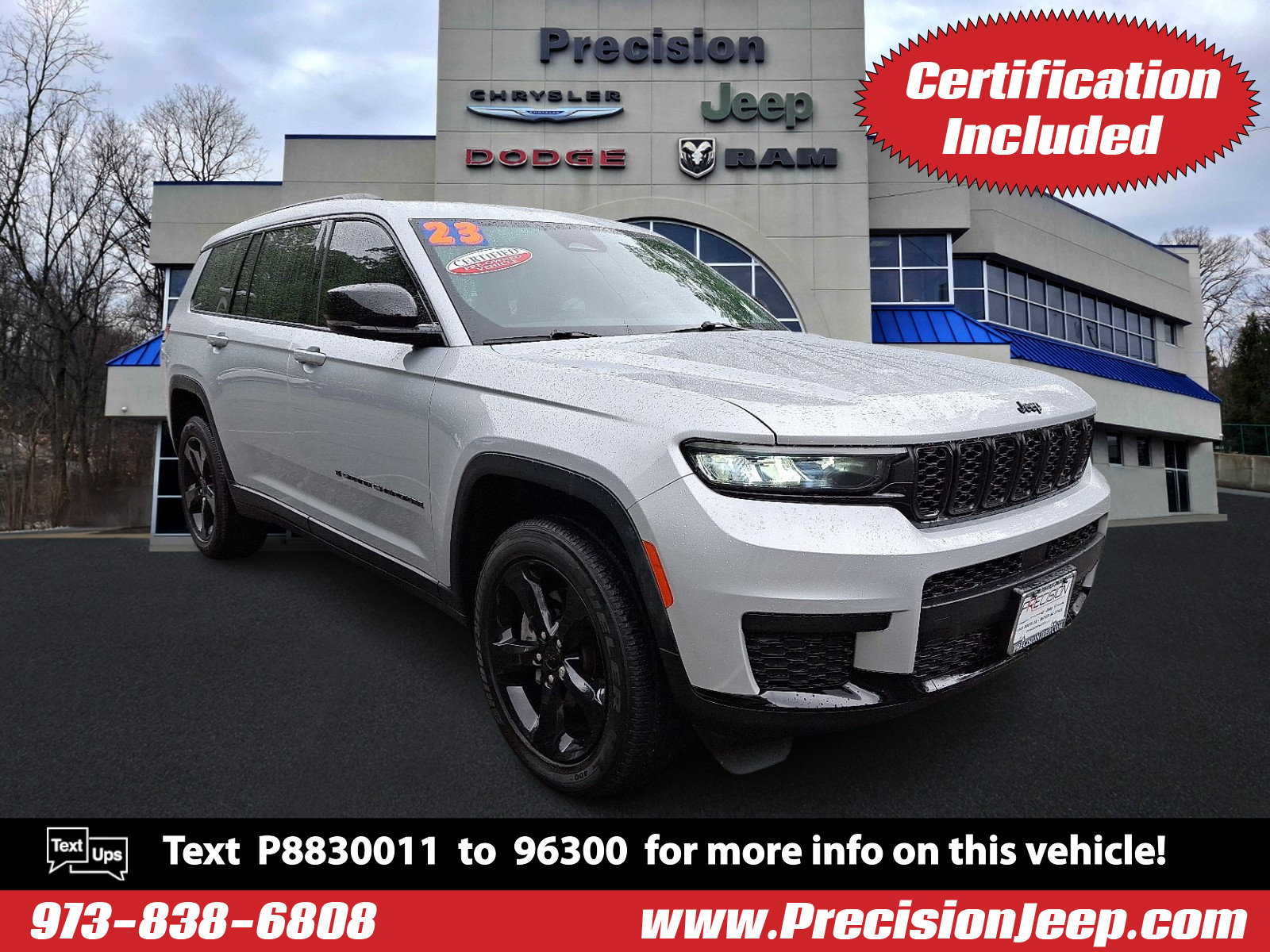 Certified 2023 Jeep Grand Cherokee L Laredo