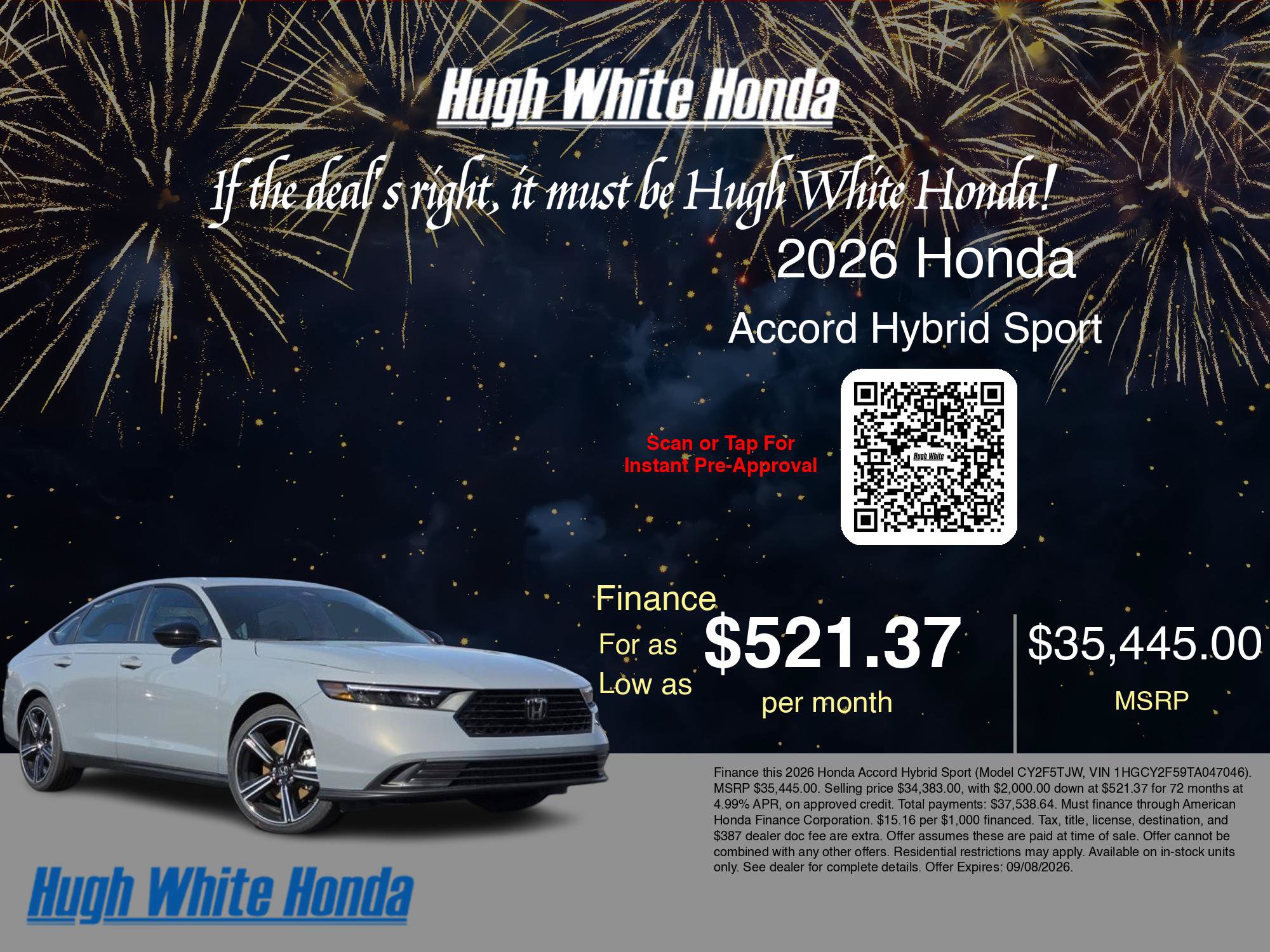 New 2026 Honda Accord Sport image 7