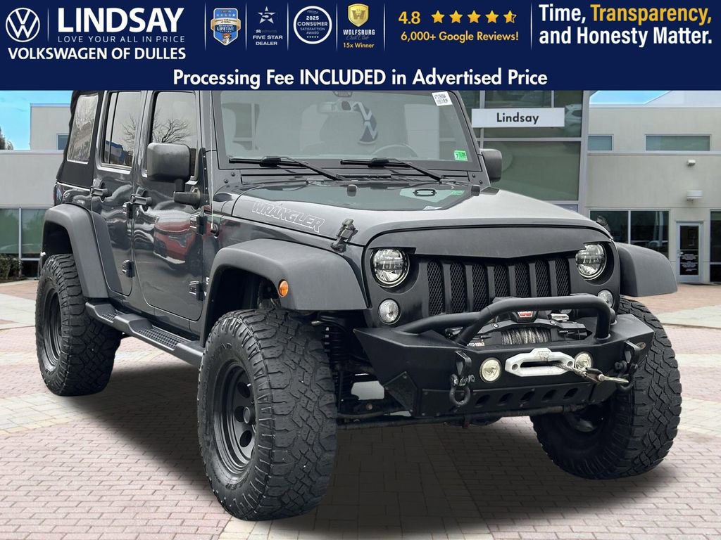 Used 2017 Jeep Wrangler Unlimited Sport w/ Quick Order Package 24S