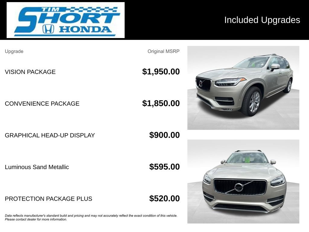 Used 2017 Volvo XC90 T6 Momentum w/ Vision Package AWD/4WD image 6