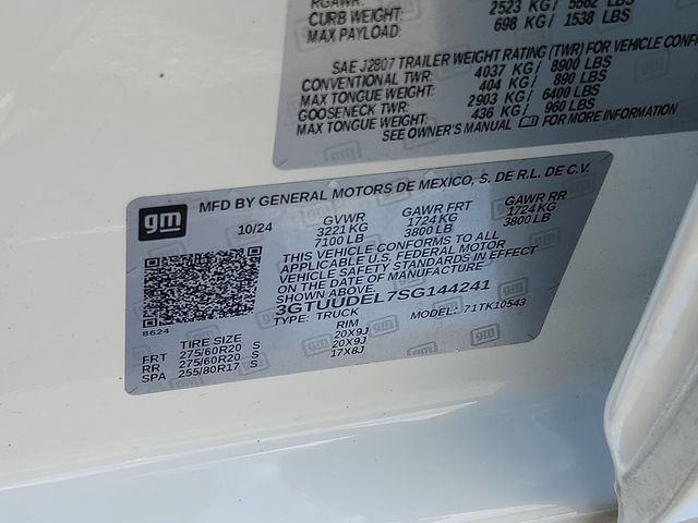 Certified 2025 GMC Sierra 1500 SLT w/ SLT Premium Plus Package AWD/4WD image 27