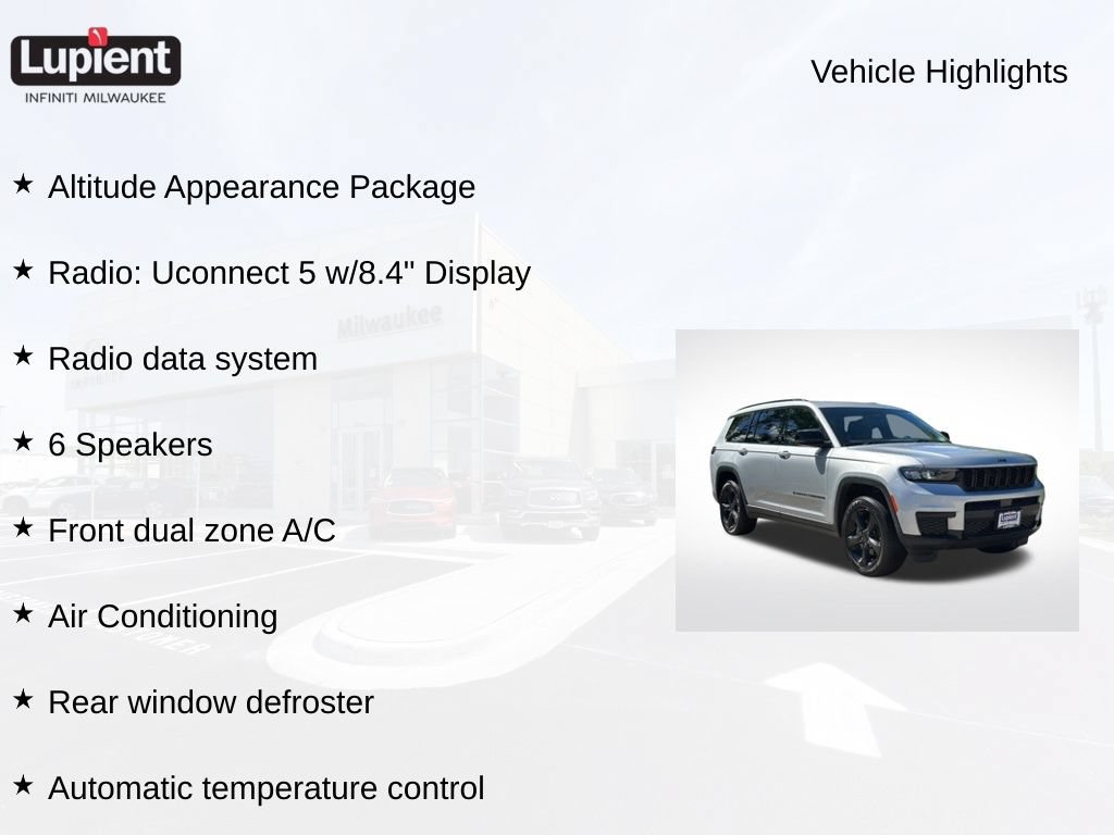 Used 2024 Jeep Grand Cherokee L Altitude AWD/4WD image 3