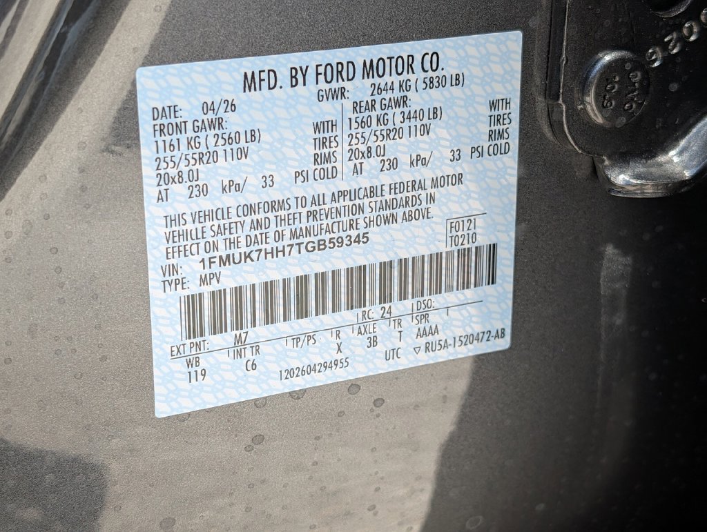 New 2026 Ford Explorer Platinum RWD image 13