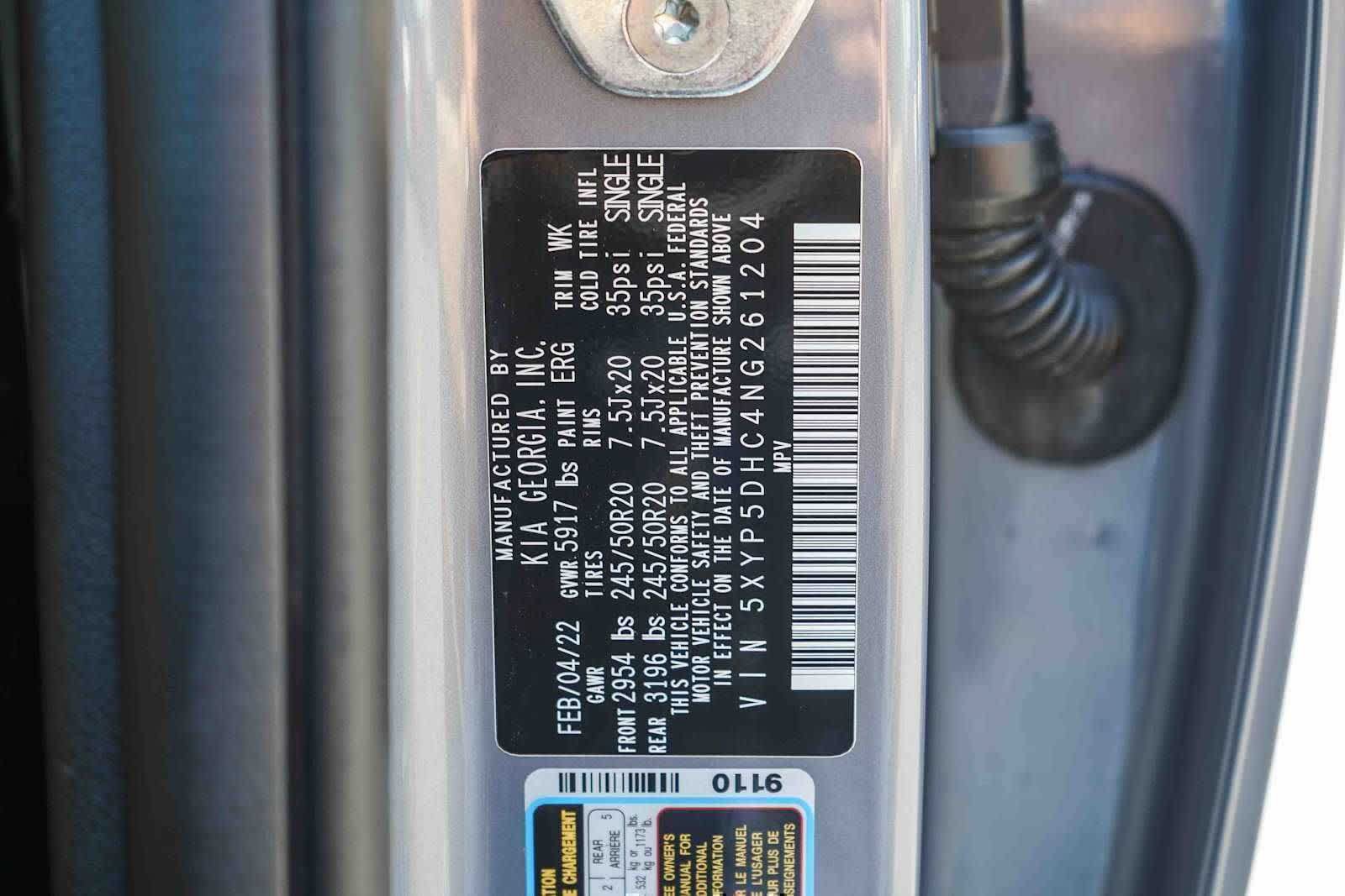 Used 2022 Kia Telluride SX w/ Nightfall Edition Package AWD/4WD image 32