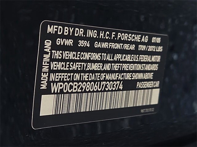 Used 2006 Porsche Boxster S image 26