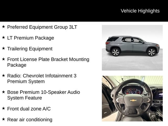 Certified 2020 Chevrolet Traverse LT w/ LT Premium Package AWD/4WD image 16