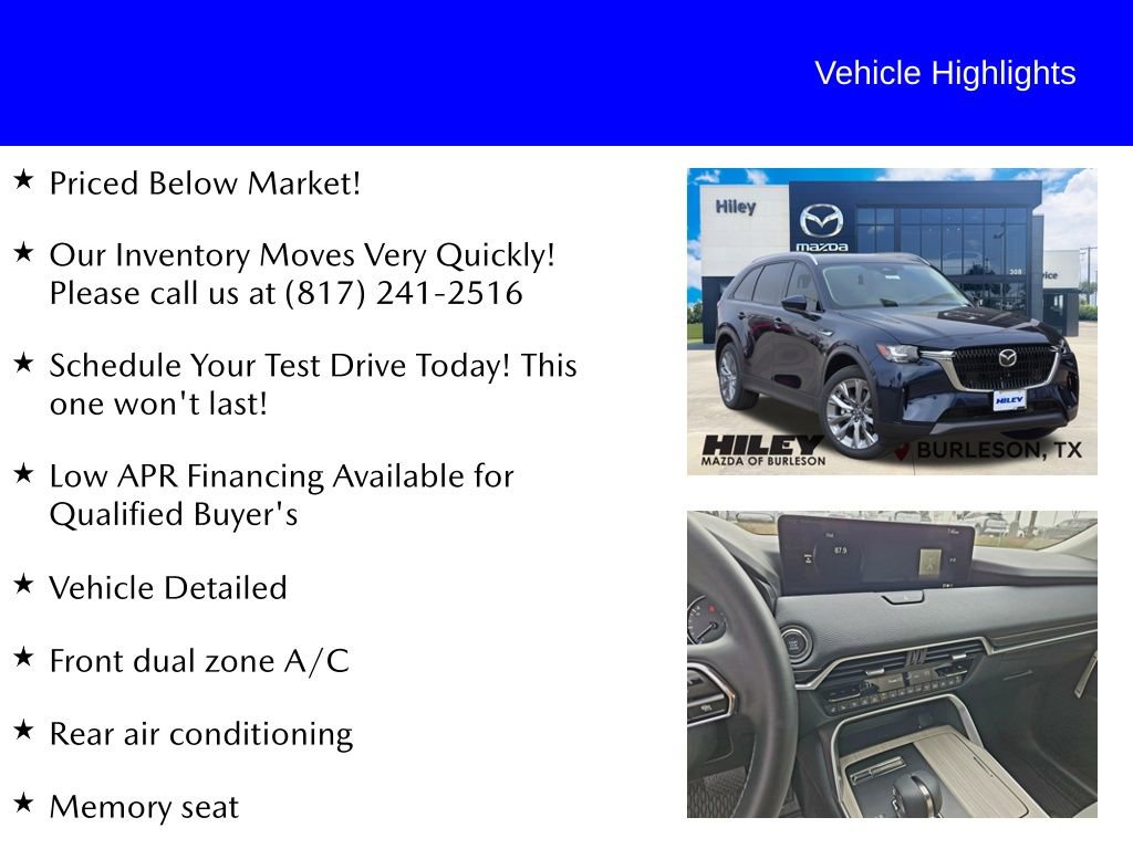 New 2026 MAZDA CX-90 3.3 Turbo w/ Preferred Package AWD/4WD image 9