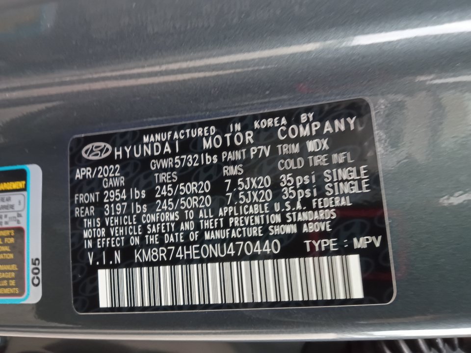 Used 2022 Hyundai Palisade Calligraphy w/ Cargo Package FWD image 39