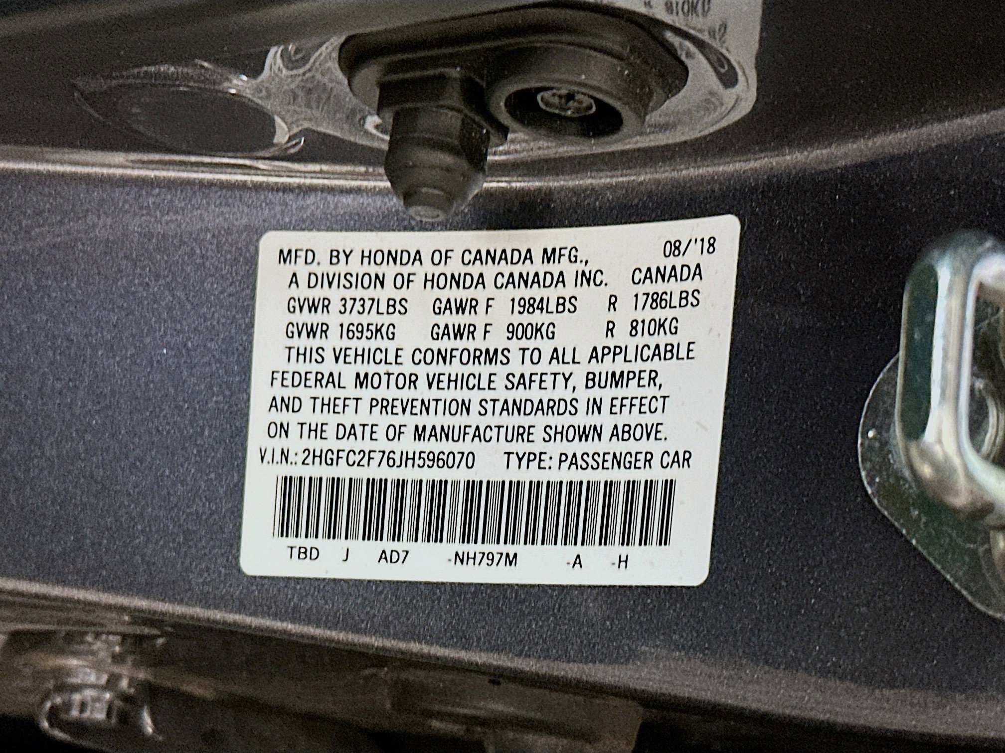 Used 2018 Honda Civic EX image 12