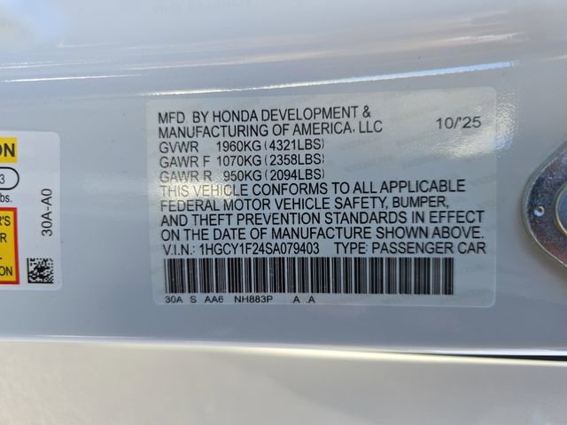 New 2025 Honda Accord LX image 33