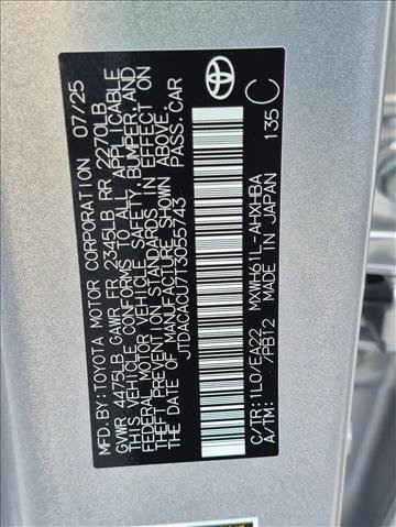 Certified 2026 Toyota Prius Plug-In Hybrid w/ Limited Premium Package FWD image 25