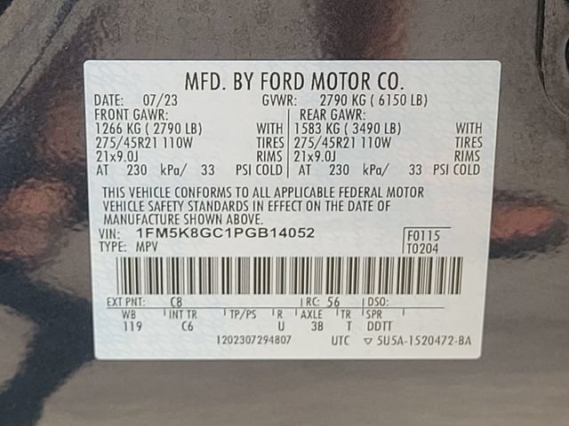 Certified 2023 Ford Explorer ST w/ Equipment Group 401A AWD/4WD image 16