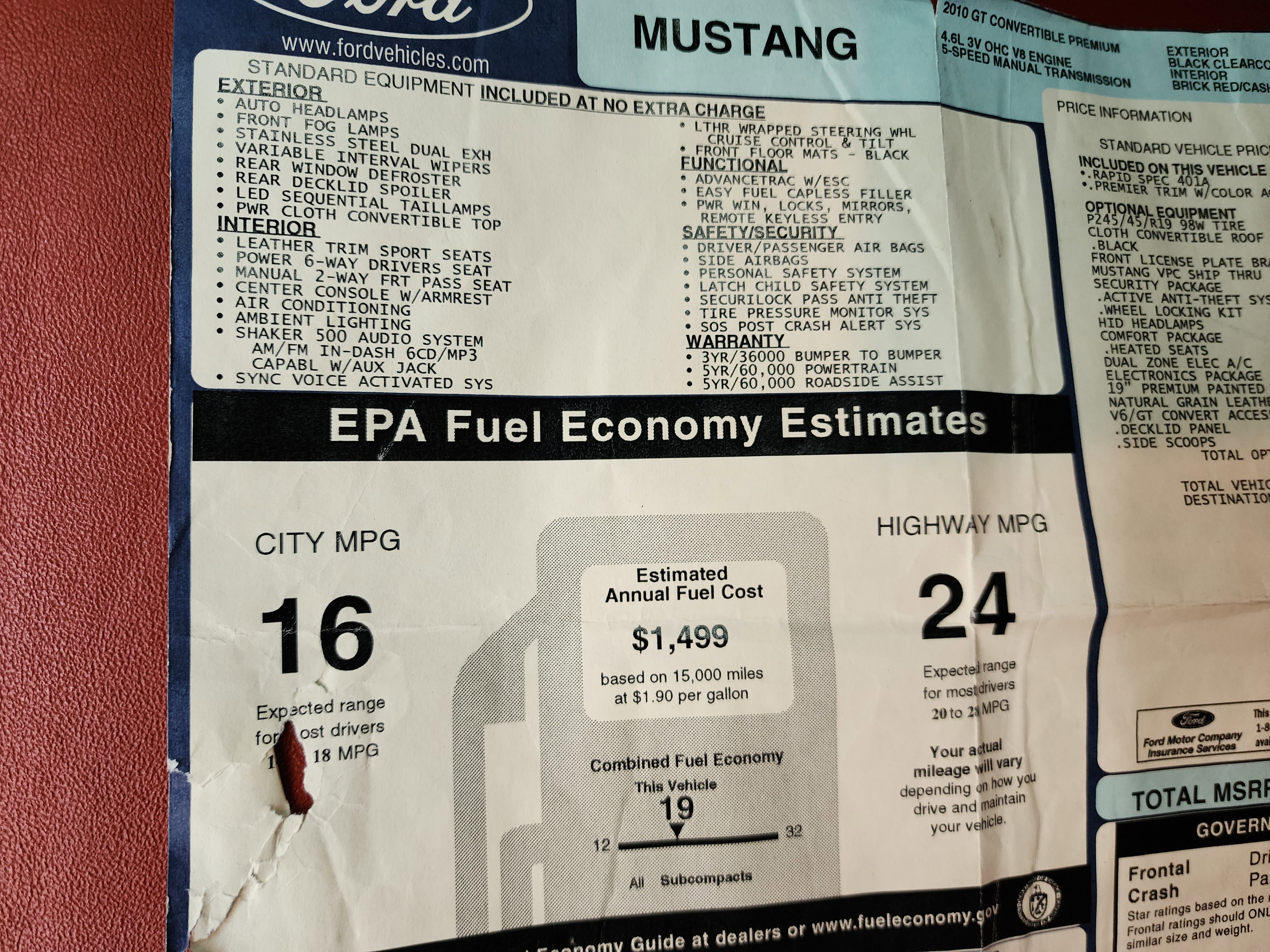 Used 2010 Ford Mustang GT Premium image 48