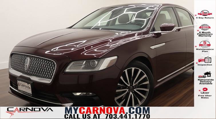 Used 2018 Lincoln Continental Select w/ Continental Climate Package