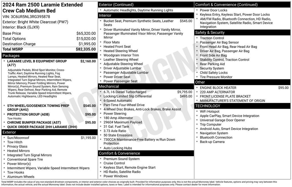 Certified 2024 RAM 2500 Laramie AWD/4WD image 41