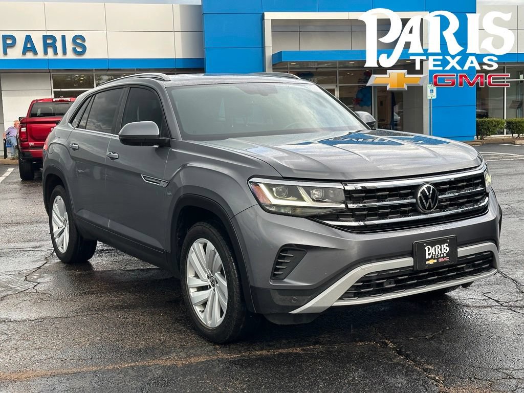 Used 2021 Volkswagen Atlas Cross Sport SE w/ Panoramic Sunroof Package FWD image 1