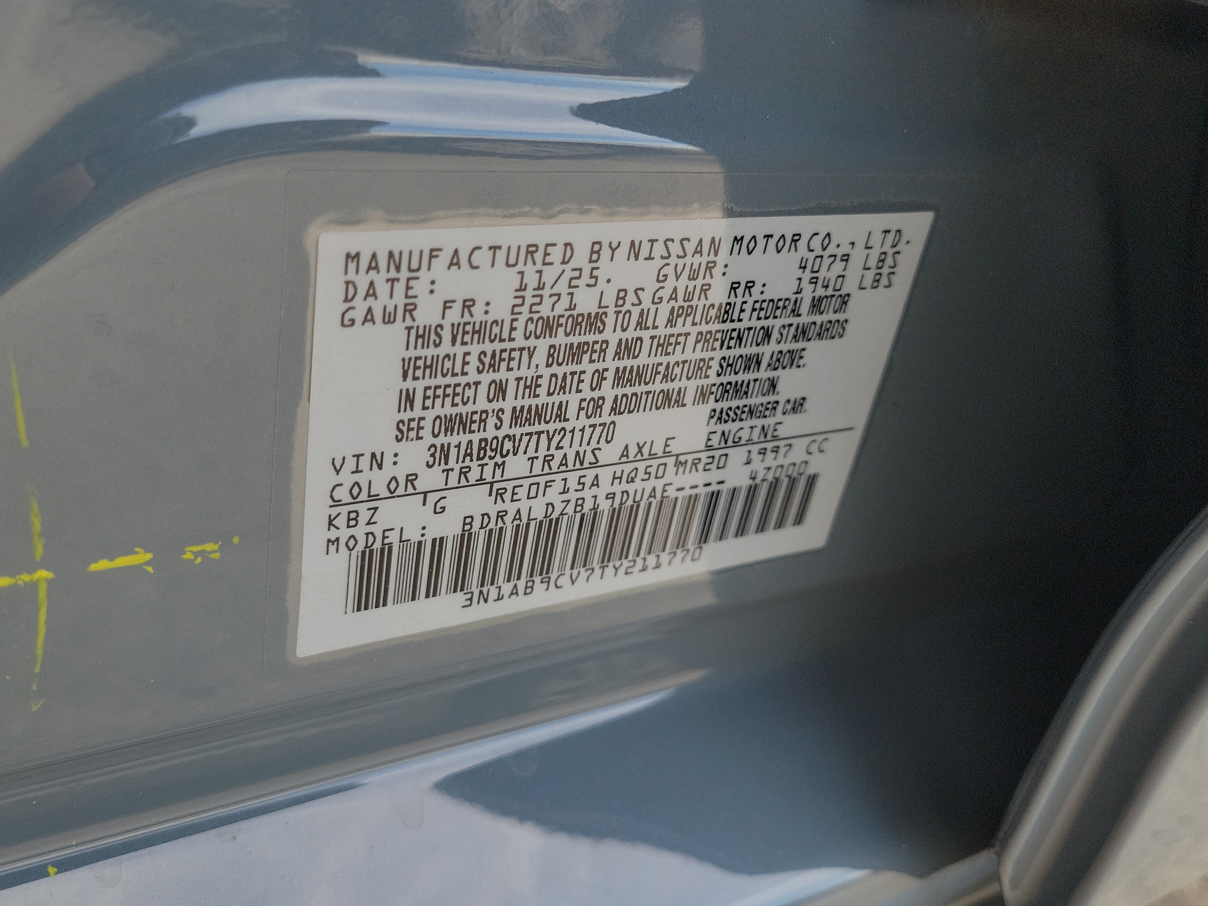Certified 2026 Nissan Sentra SV w/ SV Convenience Package FWD image 30