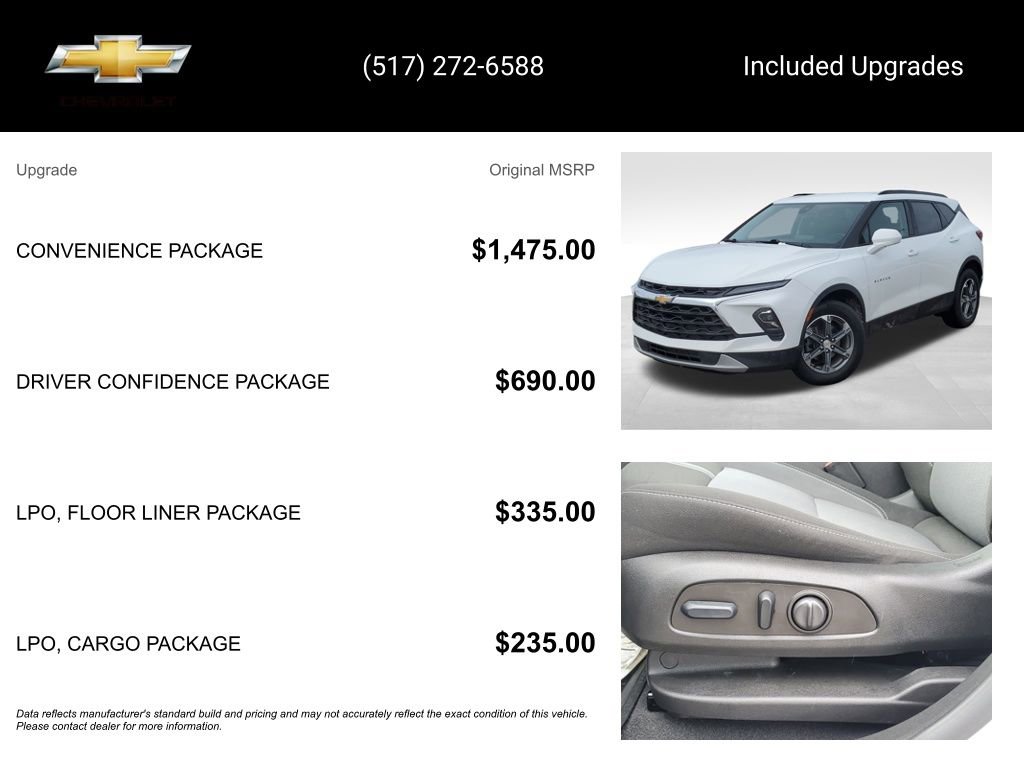 Certified 2023 Chevrolet Blazer LT w/ Convenience Package AWD/4WD image 15