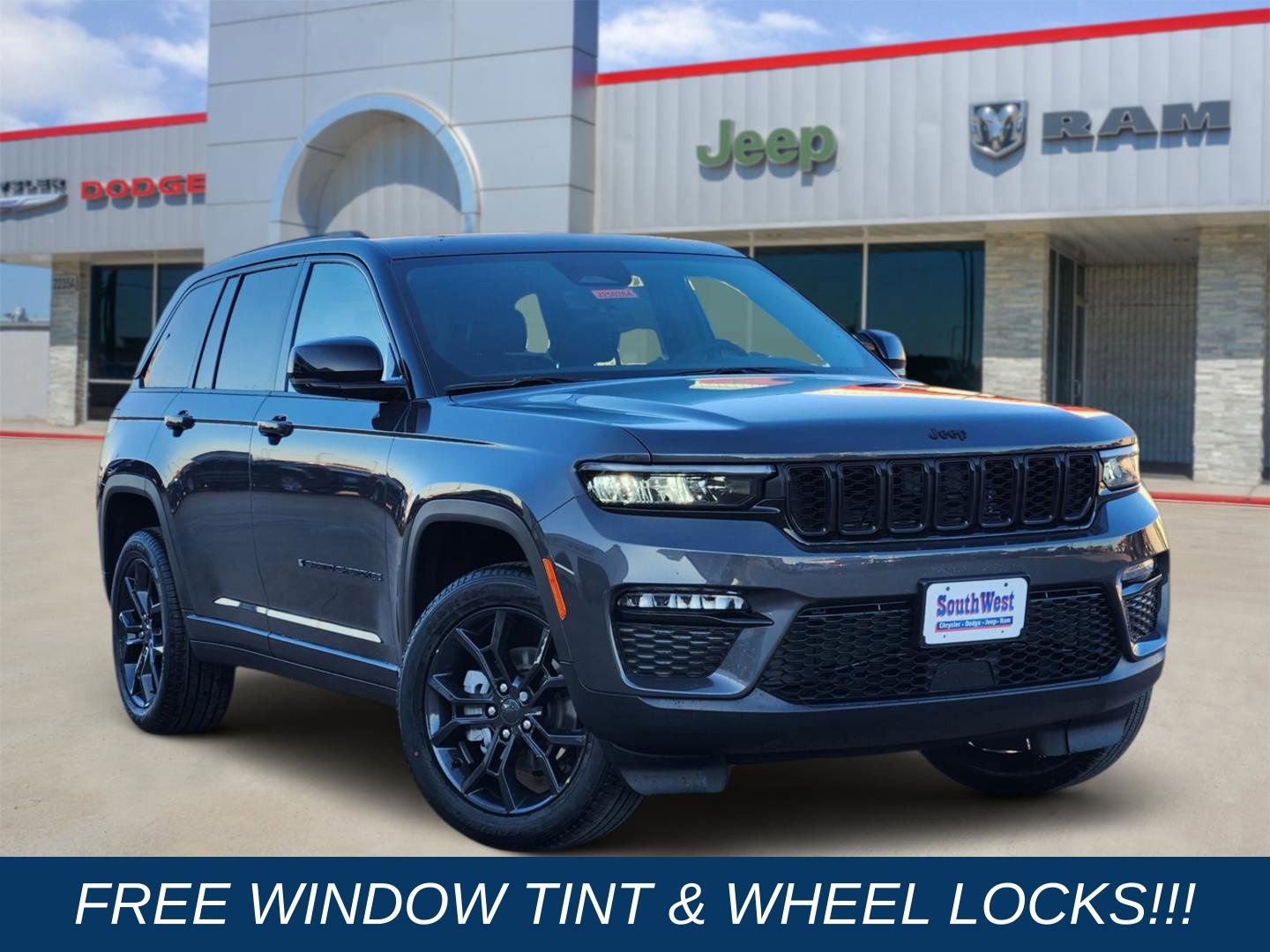 New 2025 Jeep Grand Cherokee Limited w/ Trailer Tow Package AWD/4WD 360° Tour
