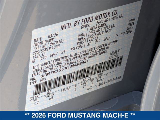 New 2026 Ford Mustang Mach-E Premium AWD/4WD image 21