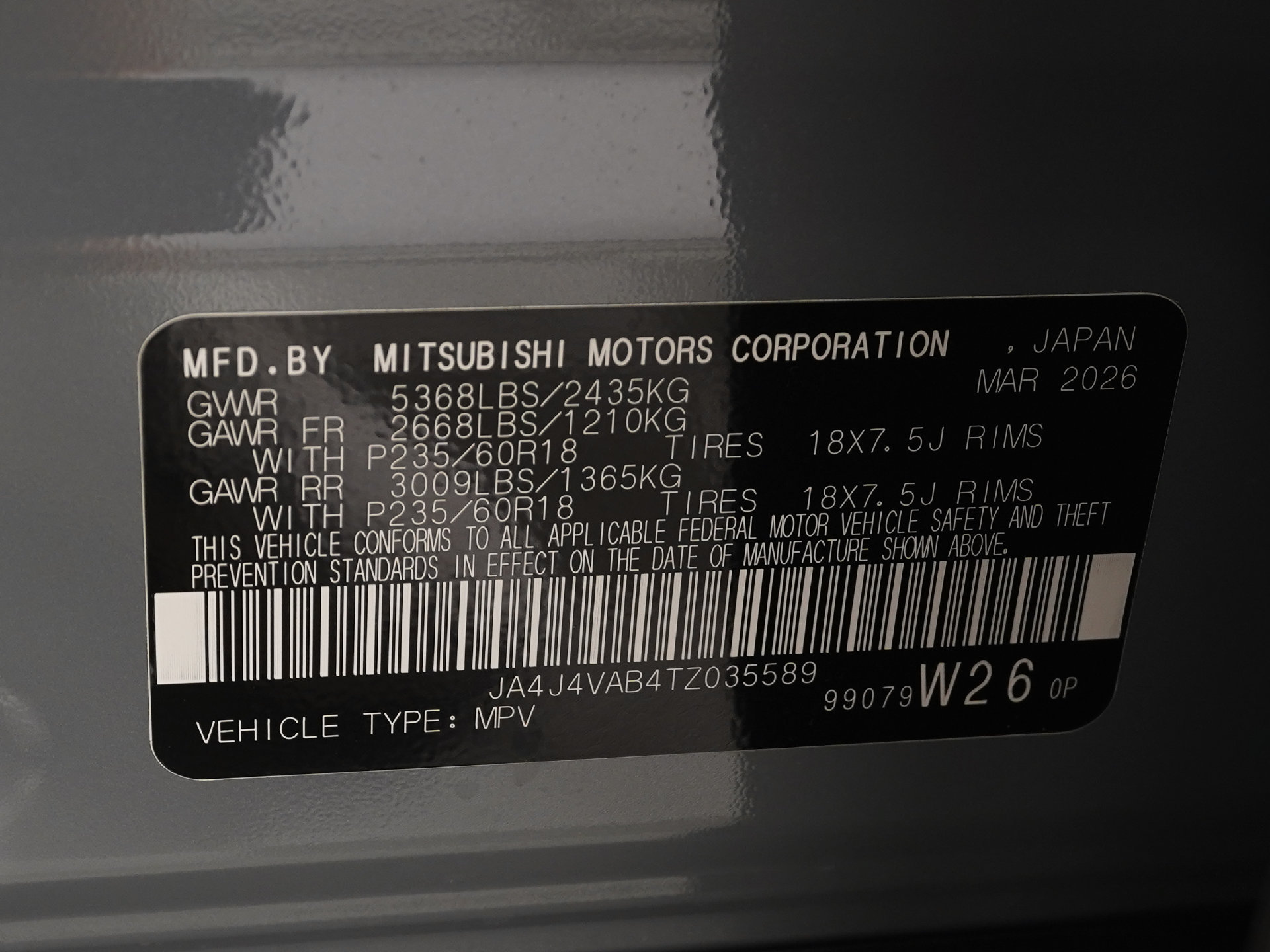 New 2026 Mitsubishi Outlander AWD image 23