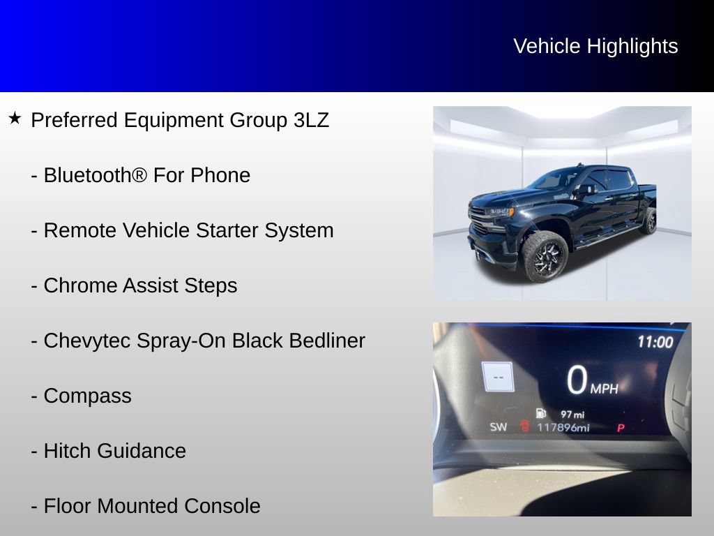 Used 2019 Chevrolet Silverado 1500 High Country w/ High Country Premium Package AWD/4WD image 16