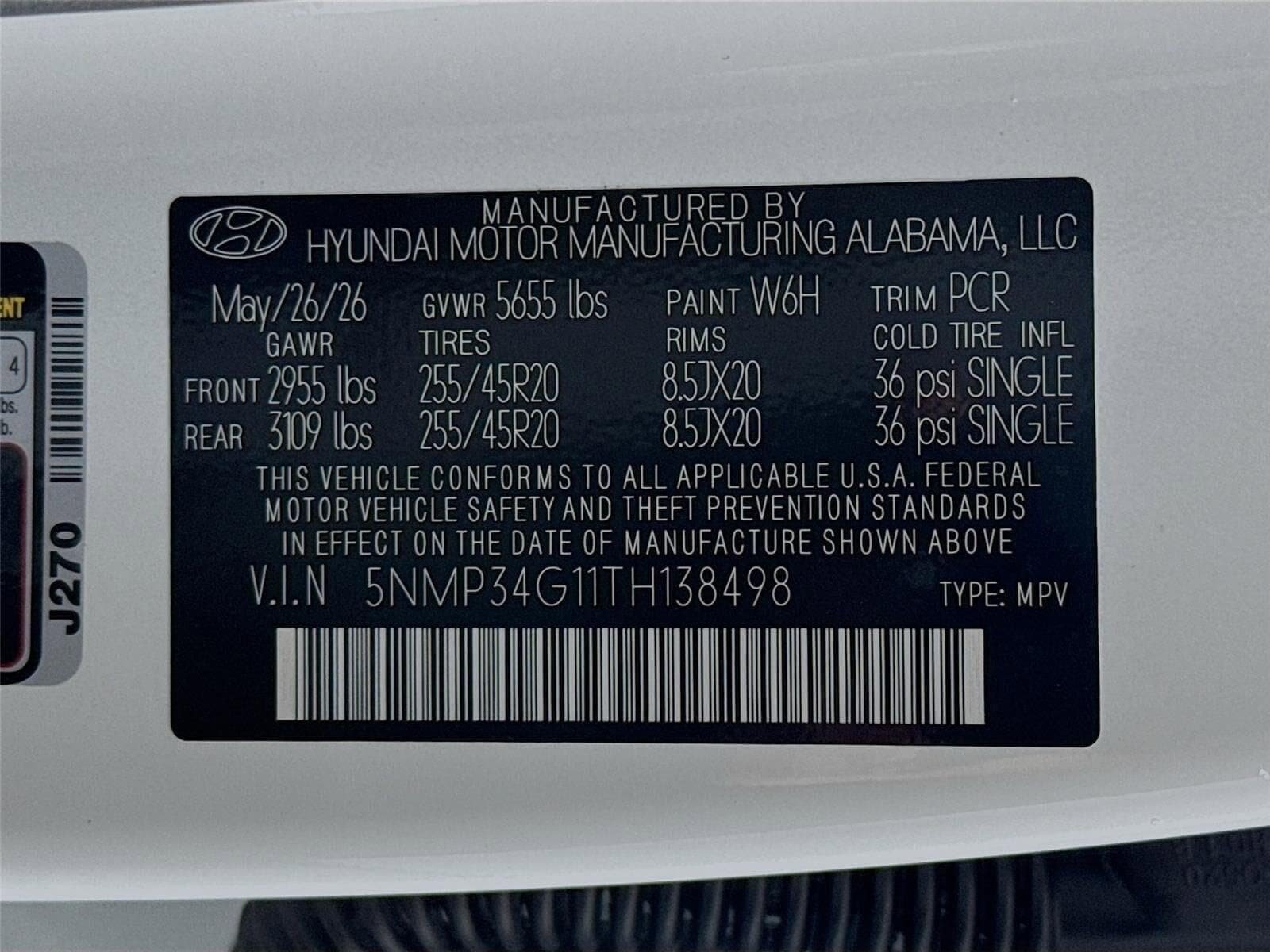 New 2026 Hyundai Santa Fe Limited FWD image 34