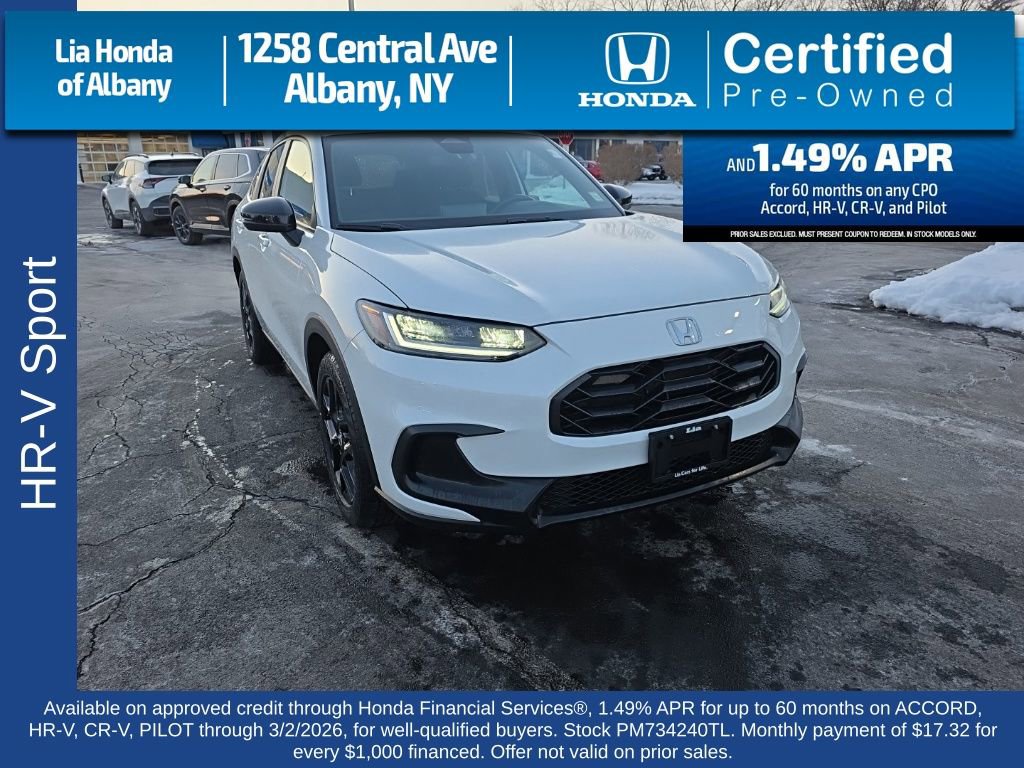 Certified 2023 Honda HR-V Sport image 1