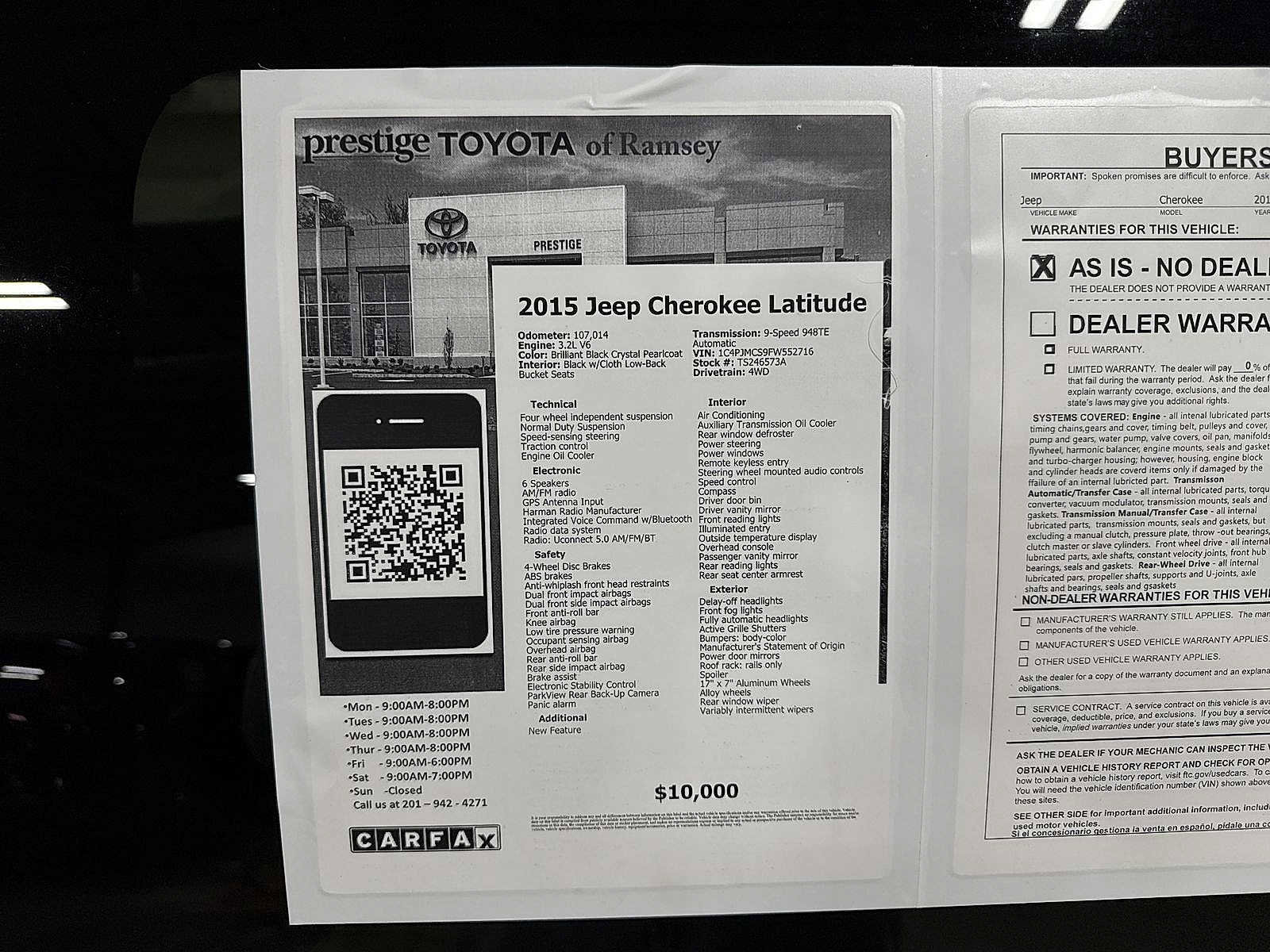 Used 2015 Jeep Cherokee Latitude image 13