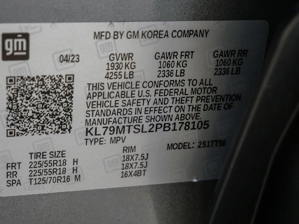 Used 2023 Chevrolet TrailBlazer RS w/ Convenience Package FWD image 36