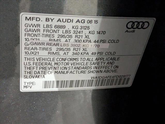 Used 2015 Audi Q7 3.0T S line Prestige image 25