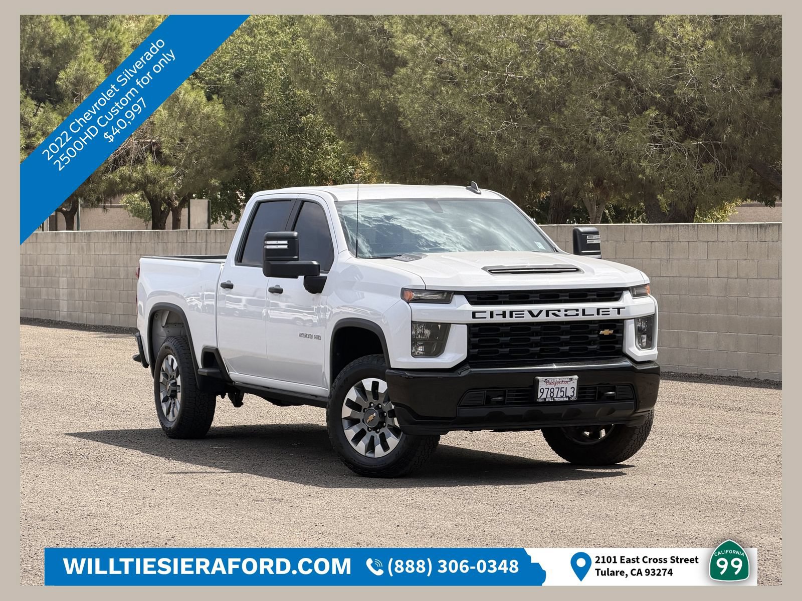Used 2022 Chevrolet Silverado 2500 Custom w/ Custom Convenience Package