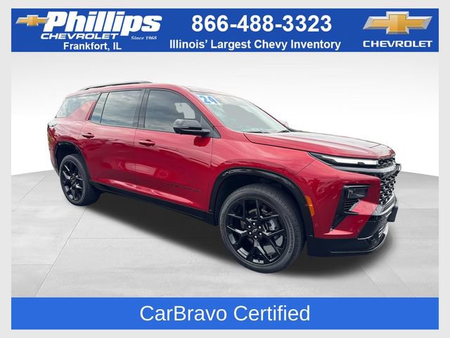 Used 2024 Chevrolet Traverse RS w/ LPO, Floor Liner Package AWD/4WD image 1