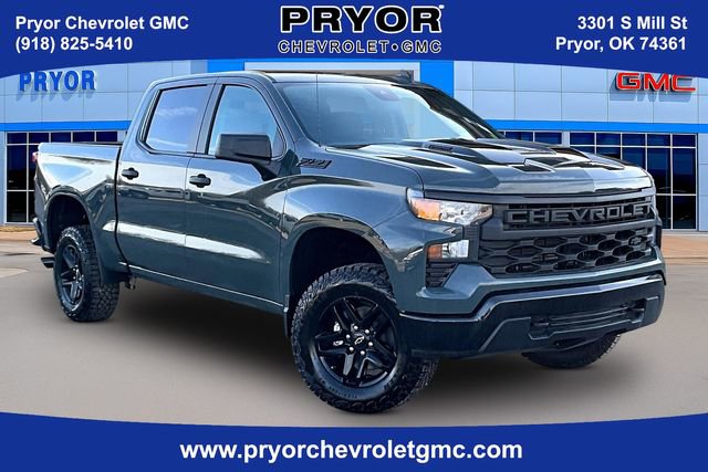 New 2026 Chevrolet Silverado 1500 Custom Trail Boss w/ Dark Appearance Package image 1