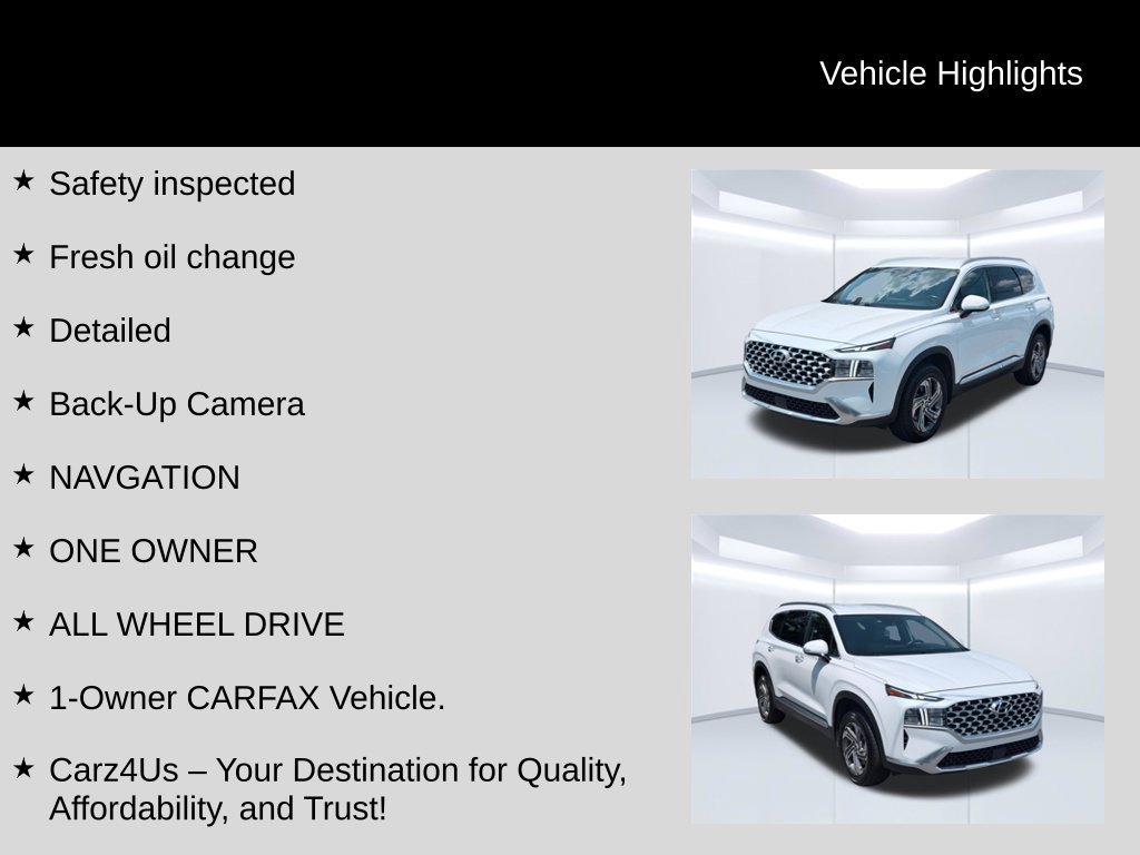 Used 2021 Hyundai Santa Fe SEL w/ Convenience Package AWD/4WD image 39