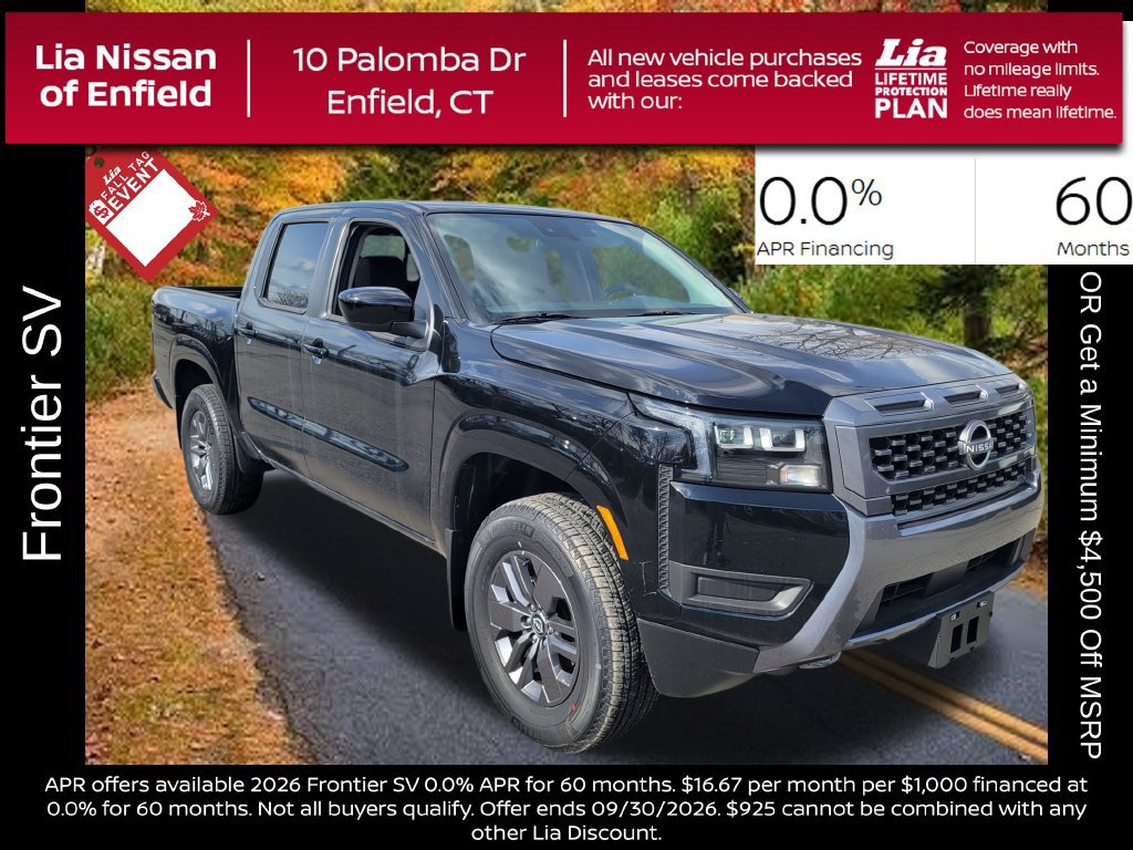 New 2026 Nissan Frontier SV w/ All-Weather Content Package AWD/4WD image 1