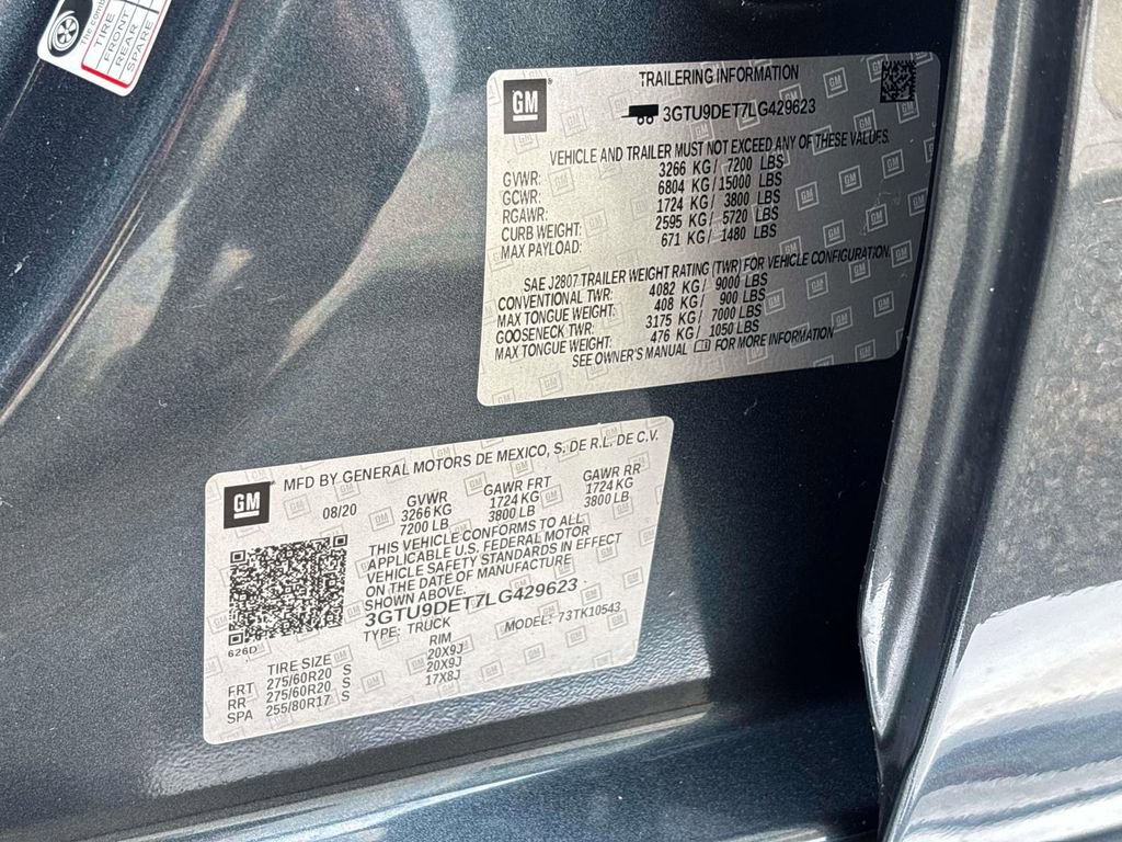 Used 2020 GMC Sierra 1500 SLT w/ SLT Premium Plus Package image 30