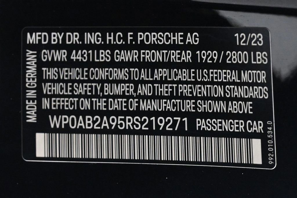 Certified 2024 Porsche 911 Carrera 4 GTS image 29