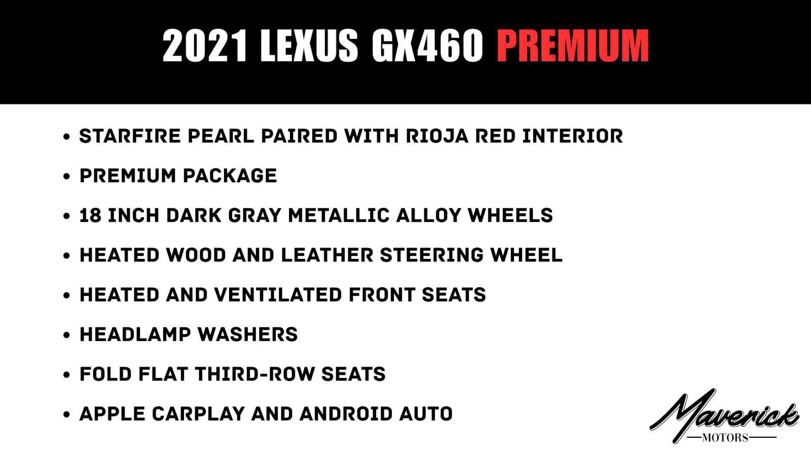 Used 2021 Lexus GX 460 Premium w/ Premium Package AWD/4WD image 2
