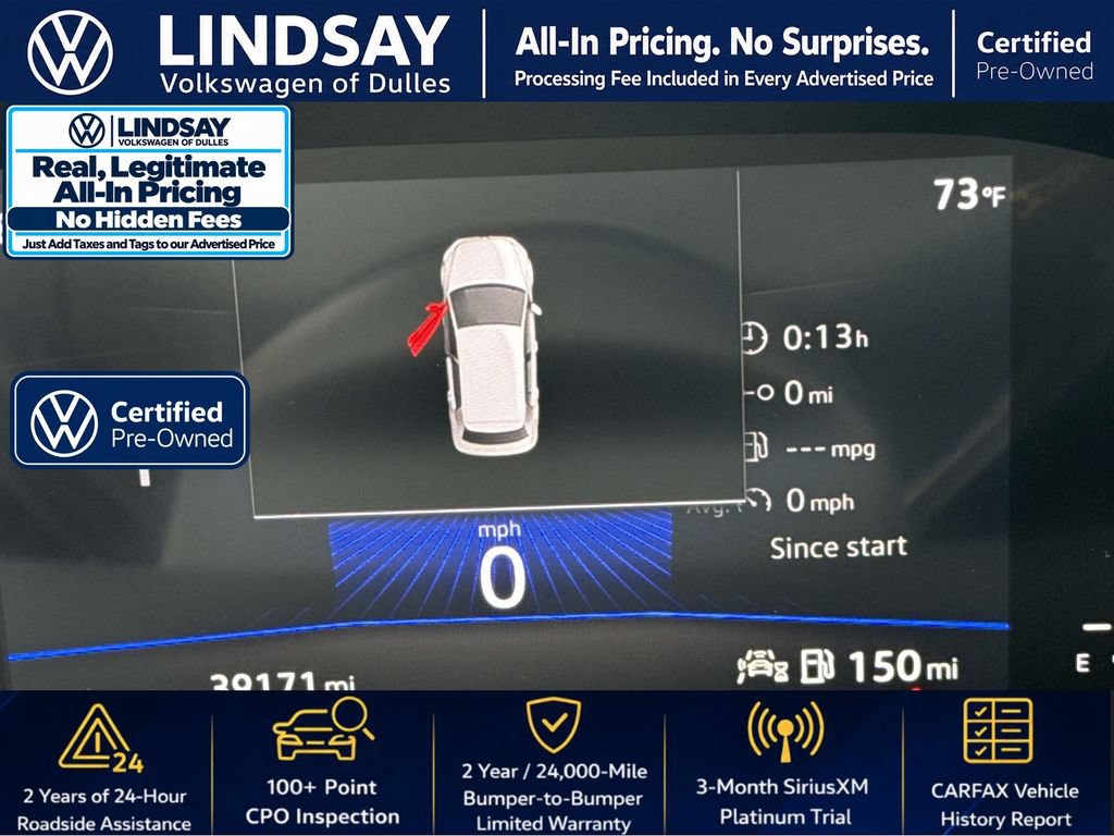 Certified 2023 Volkswagen Tiguan SE w/ Panoramic Sunroof Package AWD/4WD image 22