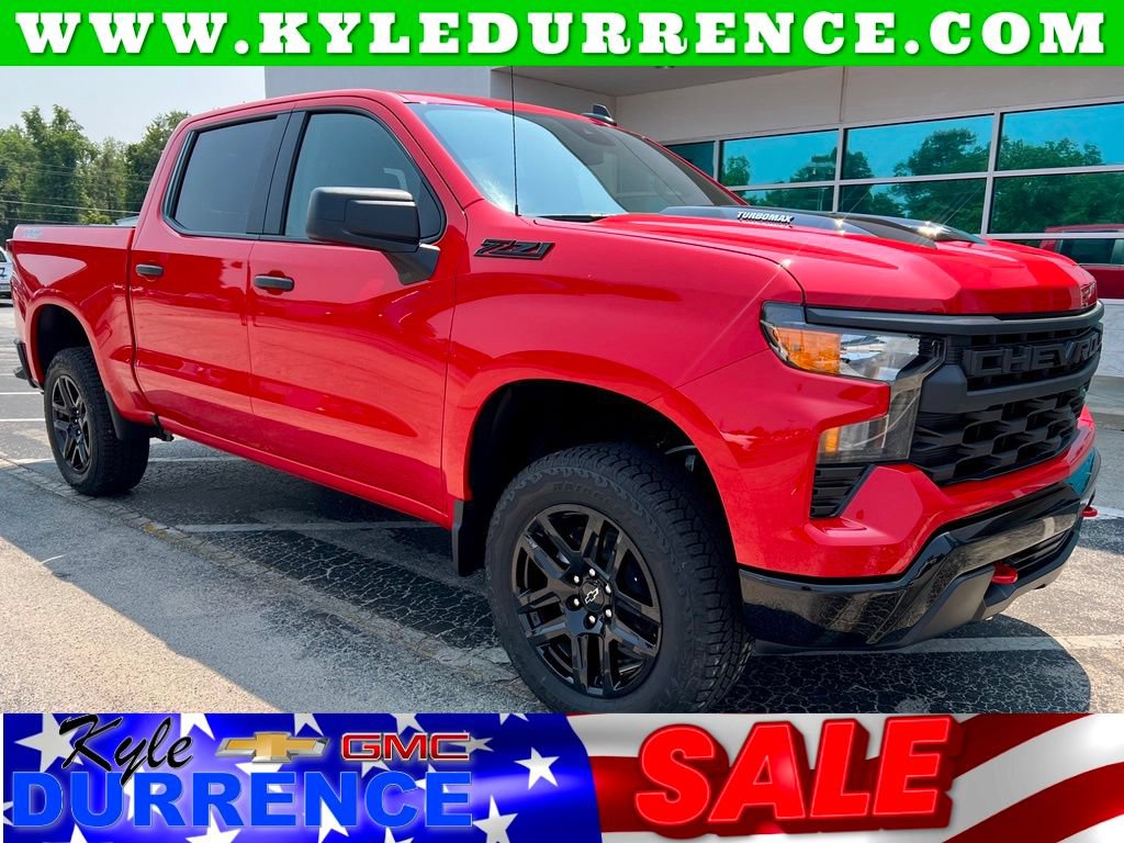 New 2026 Chevrolet Silverado 1500 Custom Trail Boss w/ LPO, Dark Essentials Package