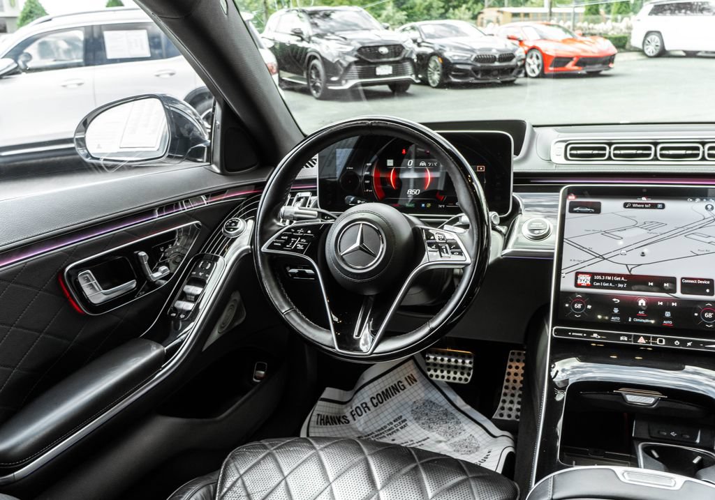 Used 2021 Mercedes-Benz S 580 4MATIC Sedan w/ AMG Line image 12