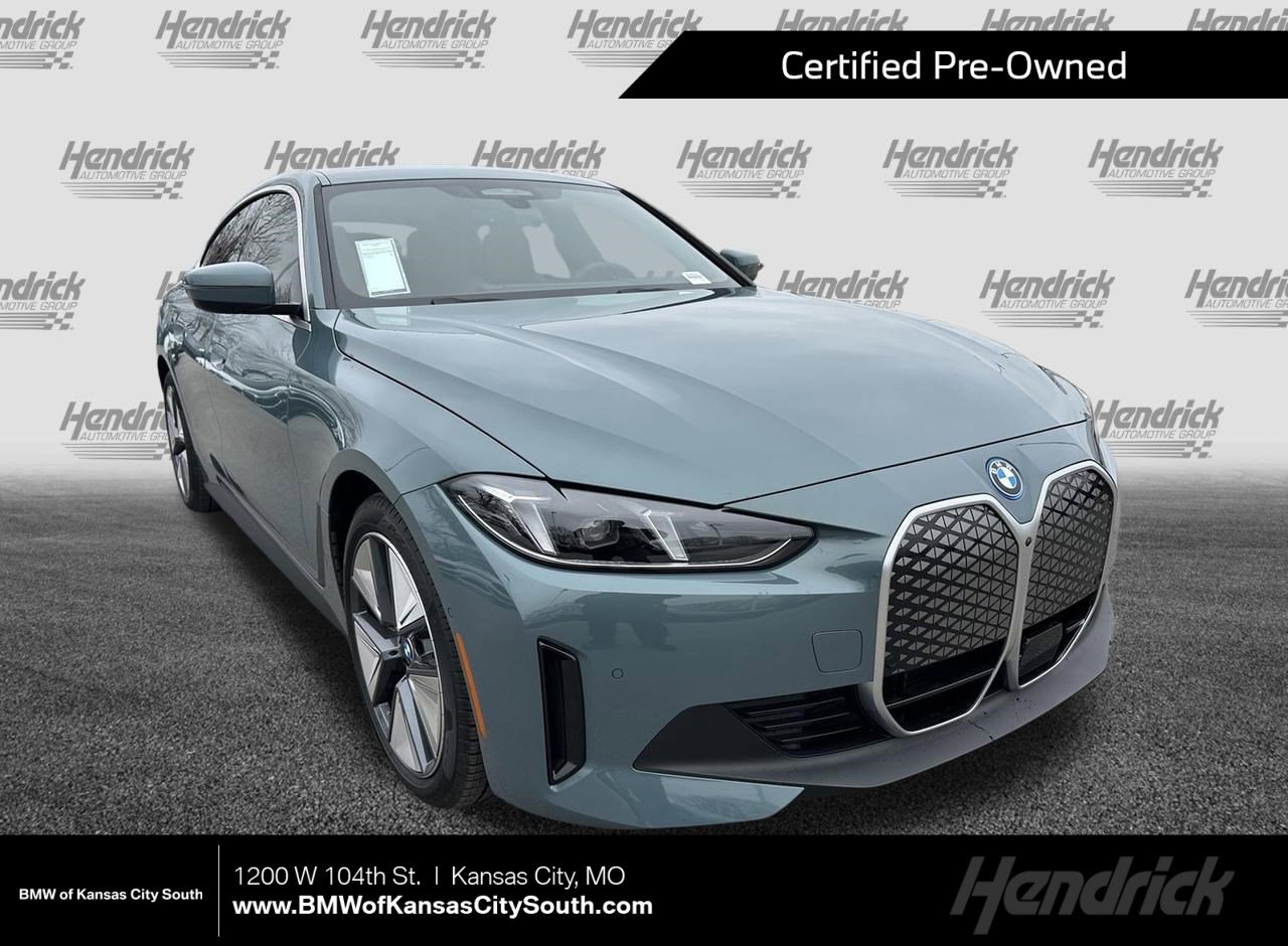 Certified 2025 BMW i4 xDrive40i w/ Premium Package AWD/4WD image 1