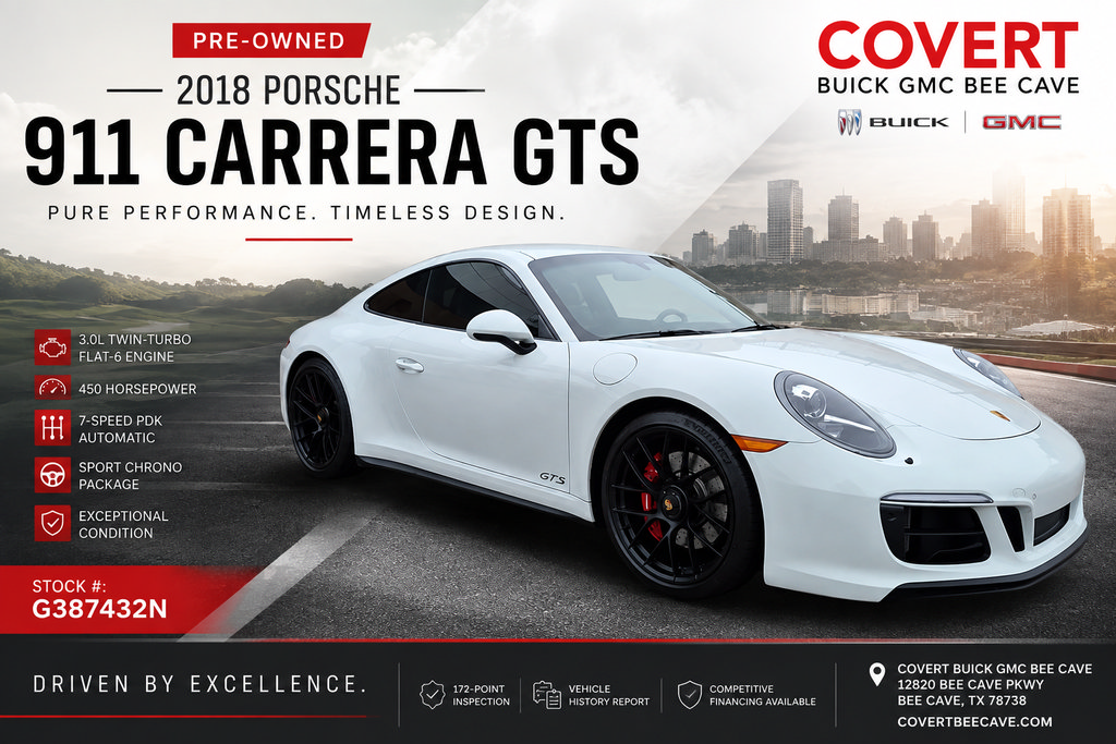 Used 2018 Porsche 911 Carrera GTS