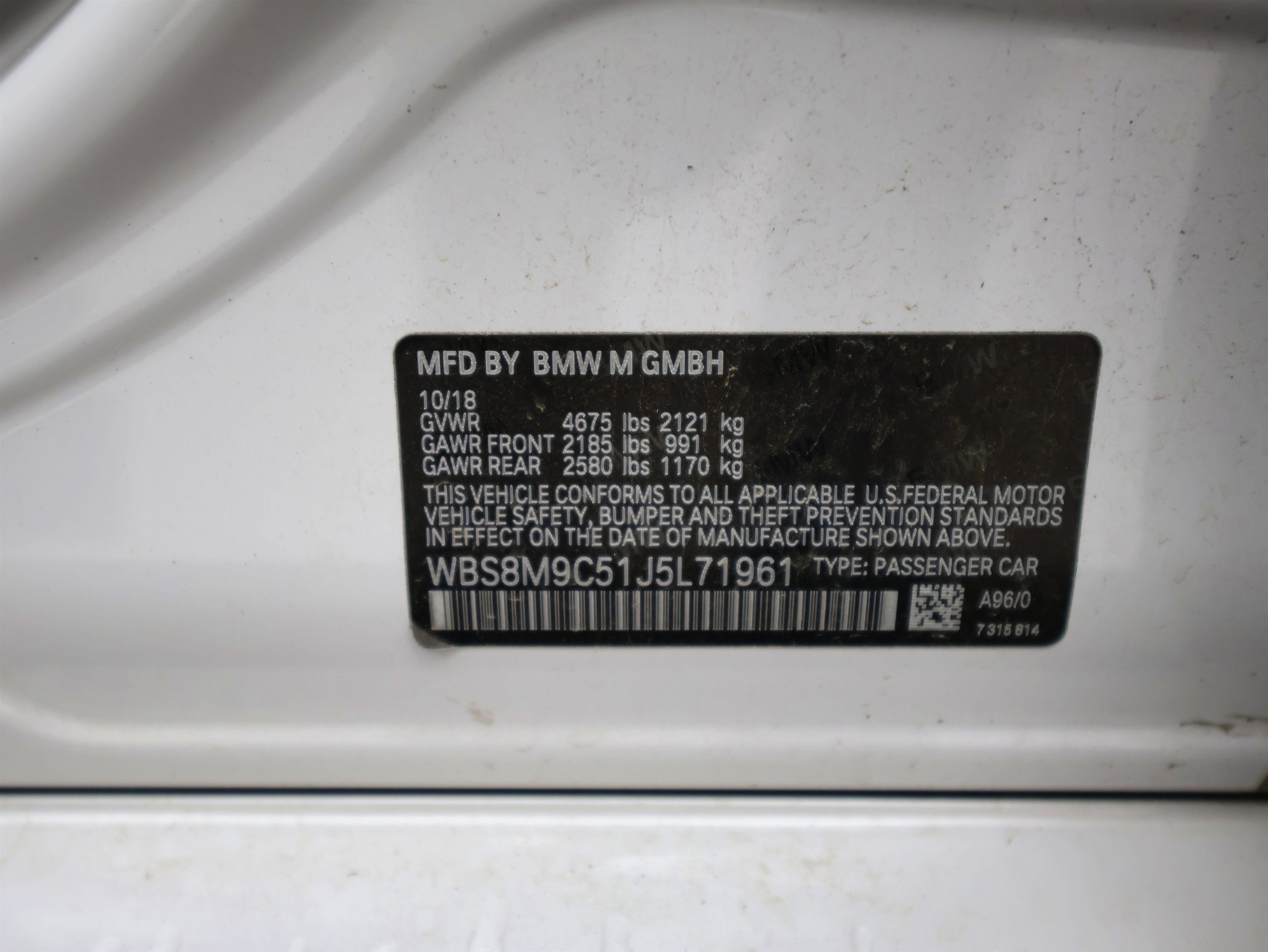 Used 2018 BMW M3 Competition w/ Competition Package image 58